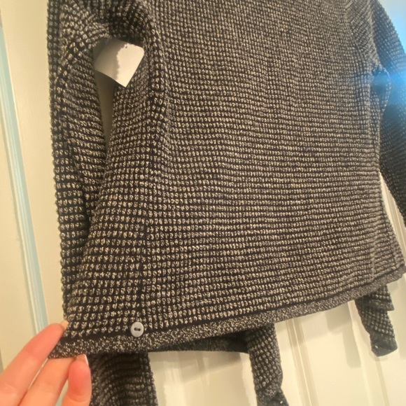 Nic & Zoe Knit Cardigan Sweater black white New size small - Picture 7 of 16